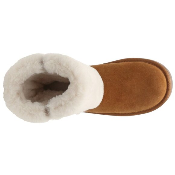 NIB Koolaburra By UGG Aubrei Short Boot - Kids' - Chestnut - Size 5 - Picture 5 of 14